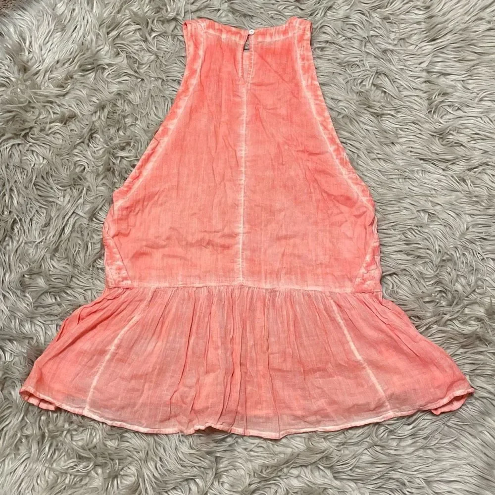 Free people drop waist tunic blouse XS
